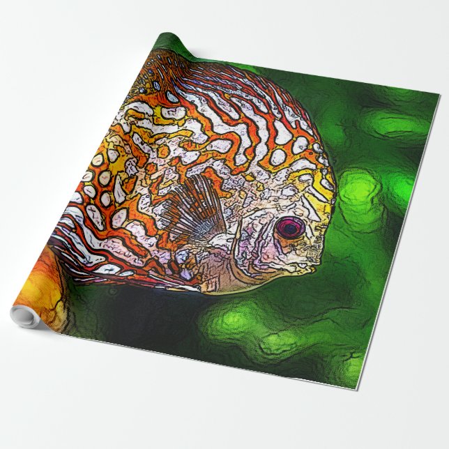 Discus_20170601_by_JAMColors Geschenkpapier (Ungerollt)