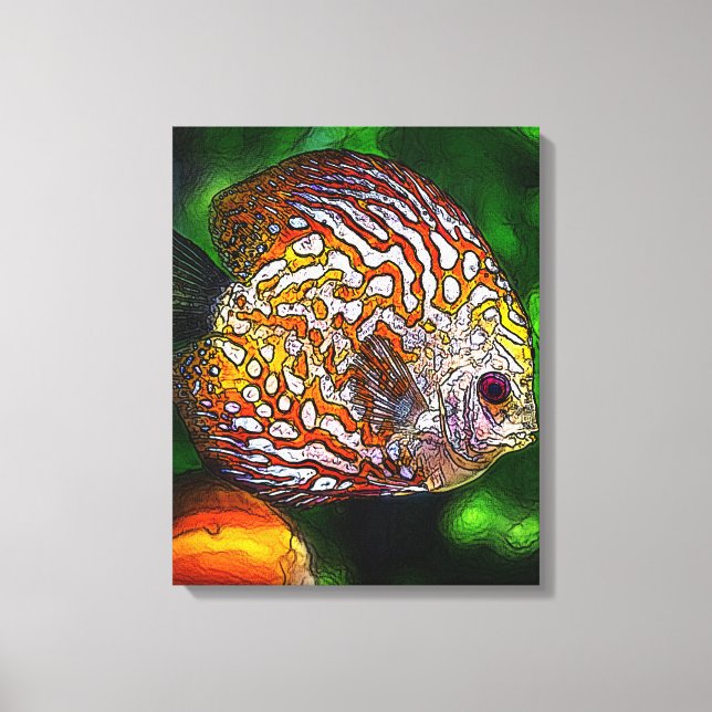 Discus_20170601_by_JAMColors Leinwanddruck (Vorderseite)
