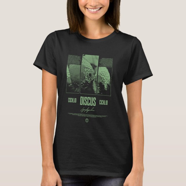 Discus Fish Cichlid Aquarium Fisch Keeper T-Shirt (Vorderseite)