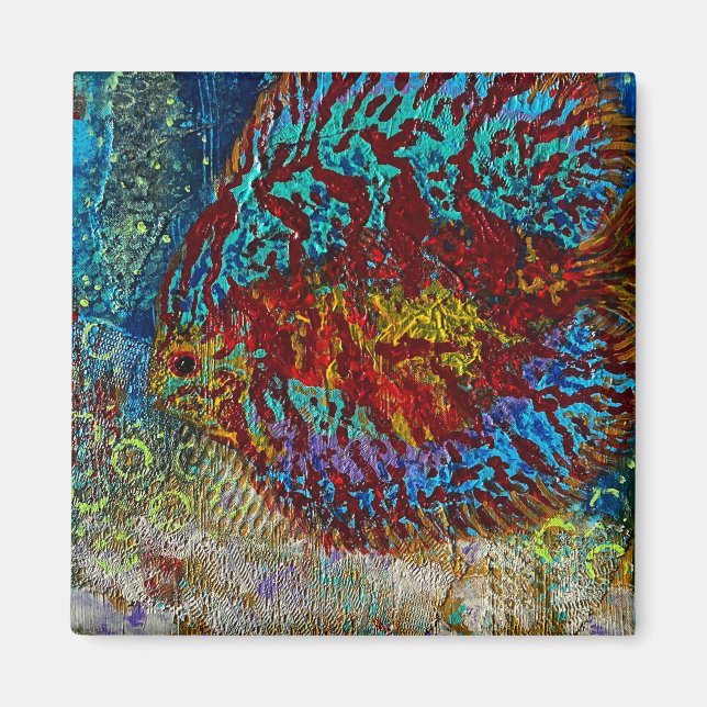 Discus Fish Magnet (Vorne)