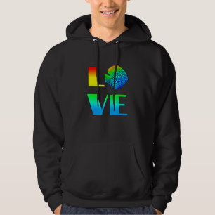 Discus Fish Regenbogen Liebe Exotic Aquarium Fisch Hoodie