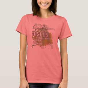 Discus.The Power-Position. Der Block. Die T-Shirt