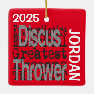 Discus Thrower Extraordinaire CUSTOM Keramikornament