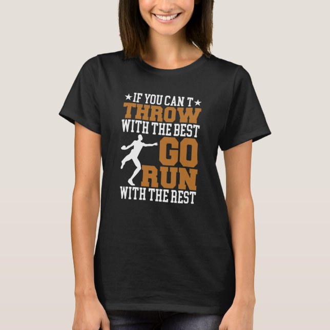 Discus Thrower Throw With The Best Discus Throwing T-Shirt (Vorderseite)