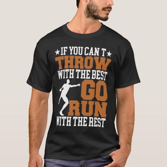 Discus Thrower Throw With The Best Discus Throwing T-Shirt (Vorderseite)