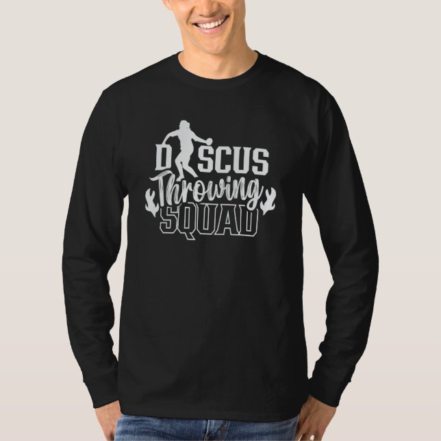 Discus Throwing Squad Thrower Throw Sport T-Shirt (Vorderseite)