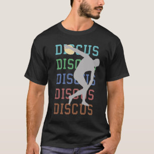Discus wirft Track und Field Greek Discus Geschenk T-Shirt