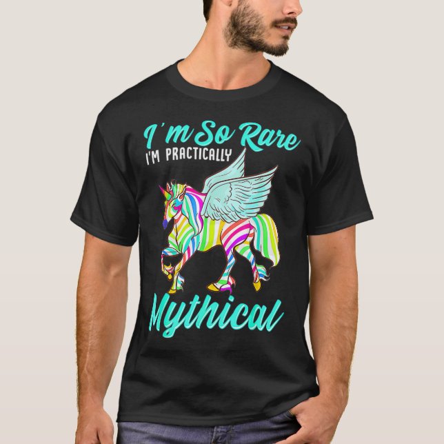 Disease Zebra Unicorn Zebra Ribbon T-Shirt (Vorderseite)