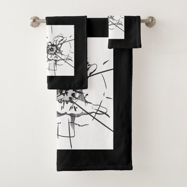 Disegni dal fascino sofisticato badhandtuch set (Insitu)