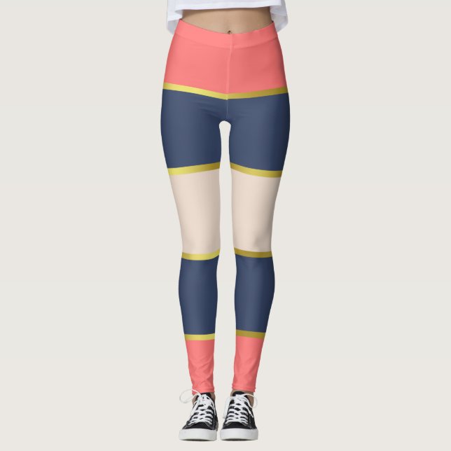 Diseño clásico coral leggings (Vorderseite)