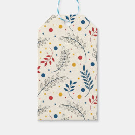 Diseño floral geschenkanhänger