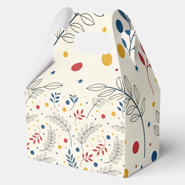 Diseño floral geschenkschachtel (Rückseite)