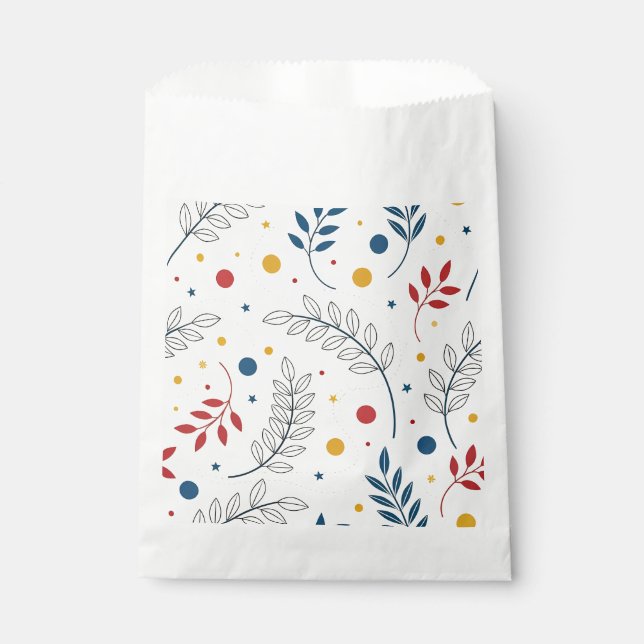 Diseño floral geschenktütchen (Vorderseite)