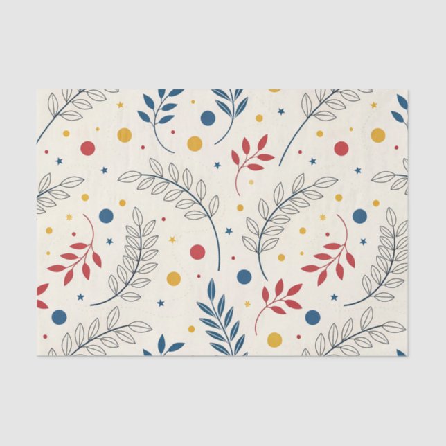 Diseño floral seidenpapier (Vorderseite)