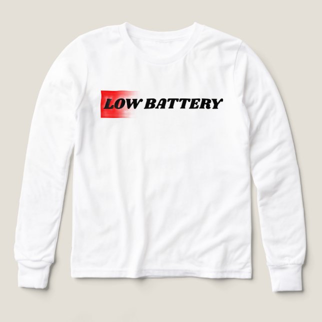 Diseño minimalista Low Battery (Design Vorderseite)
