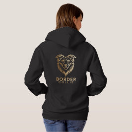 Diseño Premium de Border en Dorado Hoodie