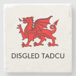 Disgled Tadcu: Der Cuppa Südwaliser des Grandads Steinuntersetzer