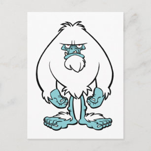 Disgruntled Yeti Postkarte