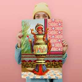 Dish Darlings Dragon Lady Art Print Poster