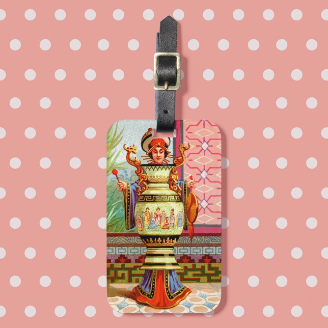 Dish Darlings Dragon Lady Luggage Tag Gepäckanhänger (Von Creator hochgeladen)