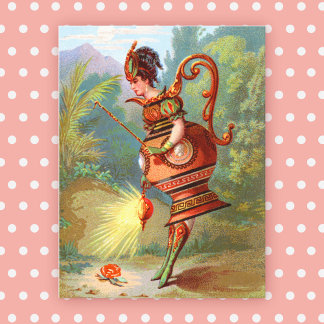 Dish Darlings Goddess of the Night Postkarte