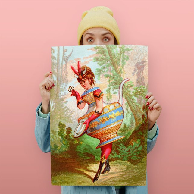 Dish Darlings Pottery Queen Art Print Poster (Von Creator hochgeladen)