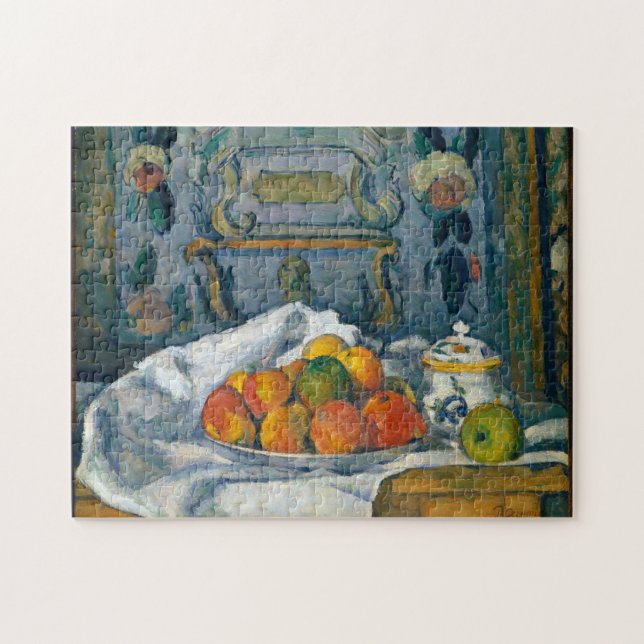 Dish of Apples Paul Cezanne Post-Impressionismus C Puzzle (Horizontal)