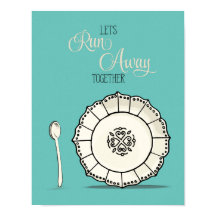 Dish & Spoon Let's Runaway Together Cream Kitchen