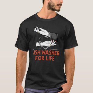 Dish Washer für Life Groom Vater Jokes Husband zu  T-Shirt
