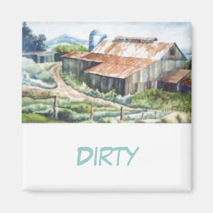 Dish Washer Status Magnet