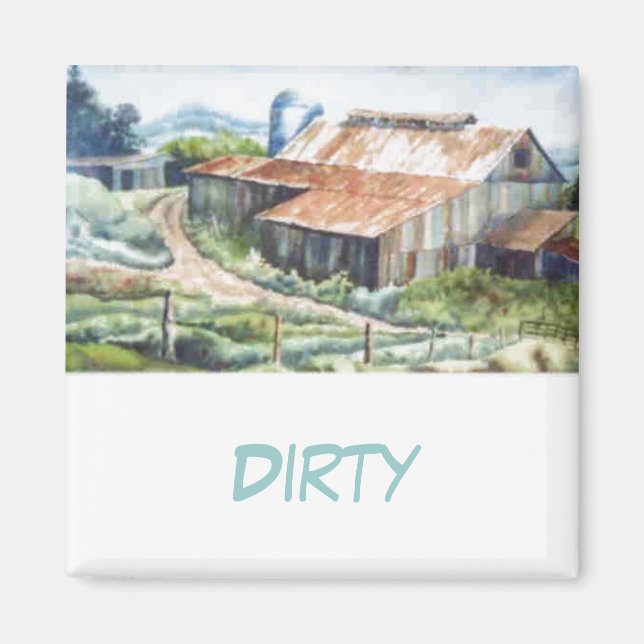 Dish Washer Status Magnet (Vorne)