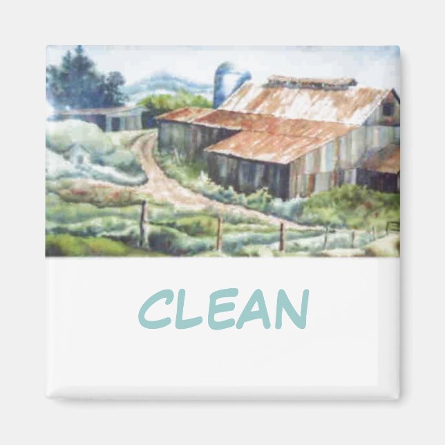 Dish Washer Status Magnet (Vorne)