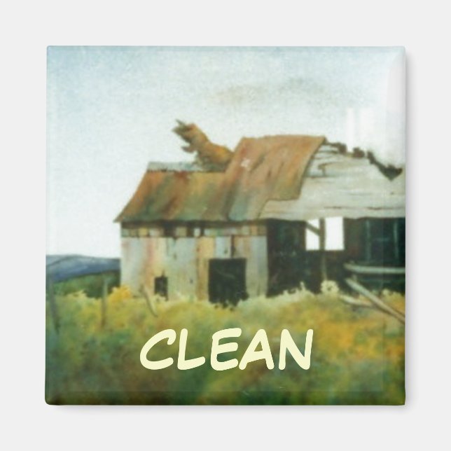 Dish Washer Status Magnet (Vorne)