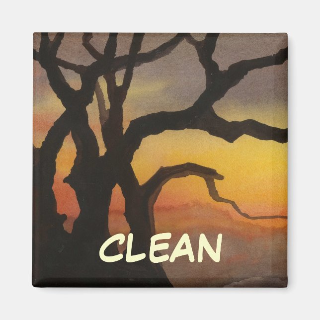 Dish Washer Status Magnet (Vorne)