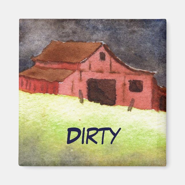 Dish Washer Status Magnet (Vorne)