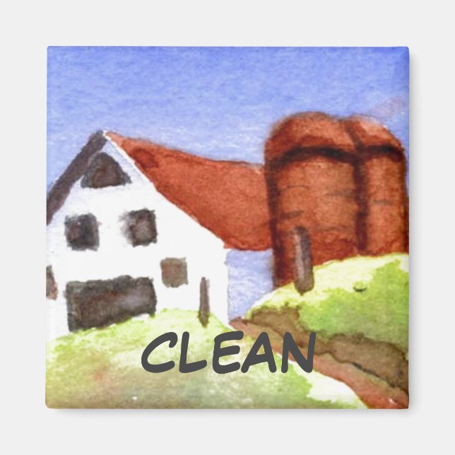 Dish Washer Status Magnet (Vorne)