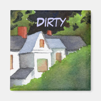 Dish Washer Status Magnet