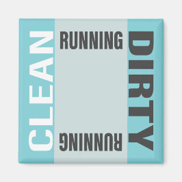 Dishwasher Clean Dirty Running Kitchen Office Magnet