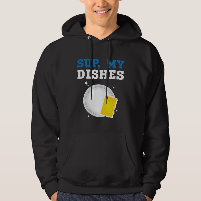 Dishwashing Job Profession Restaurant Employee Dis Hoodie (Vorderseite)
