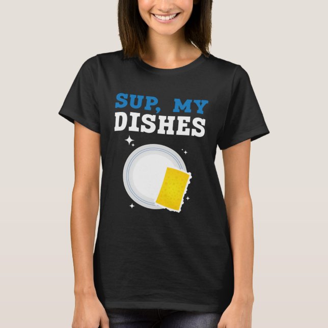 Dishwashing Job Profession Restaurant Employee Dis T-Shirt (Vorderseite)