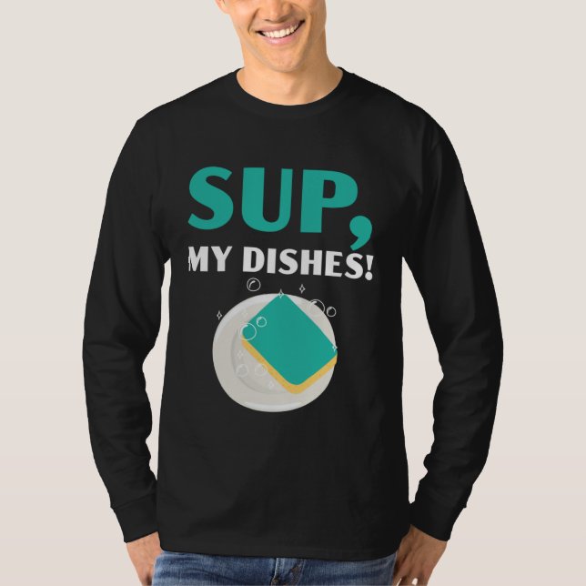 Dishwashing Job Profession Restaurant Employee Dis T-Shirt (Vorderseite)