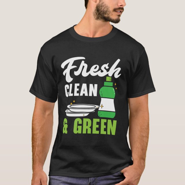 Dishwashing Job Profession Restaurant Employee Dis T-Shirt (Vorderseite)