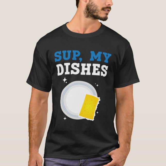 Dishwashing Job Profession Restaurant Employee Dis T-Shirt (Vorderseite)