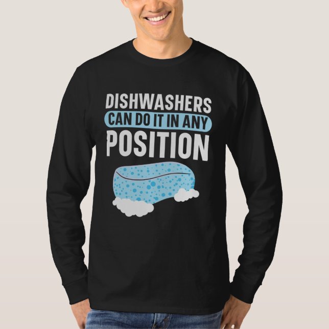 Dishwashing Job Profession Restaurant Employee Dis T-Shirt (Vorderseite)