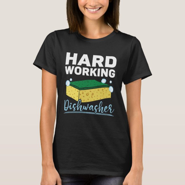 Dishwashing Job Profession Restaurant Employee Dis T-Shirt (Vorderseite)