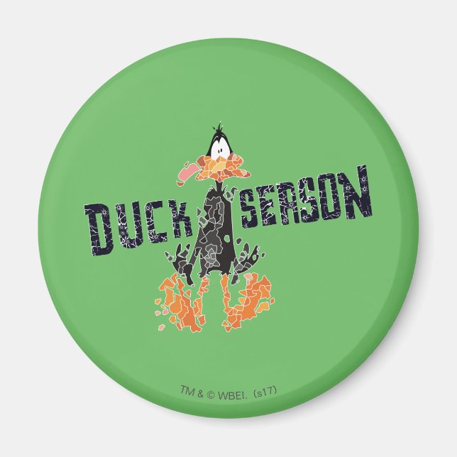 Disintegration DAFFY DUCK™ "Duck Season" Magnet (Vorne)