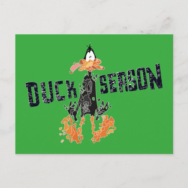 Disintegration DAFFY DUCK™ "Duck Season" Postkarte (Vorderseite)