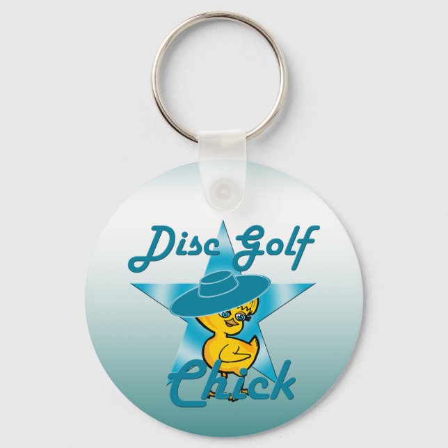 Disk Golf #7 Schlüsselanhänger (Vorderseite)