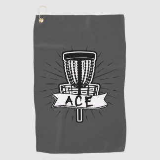 Disk Golf Ace Disk Handtuch