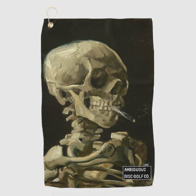Disk Golf Bag Handtuch mit Carabiner (Vorderseite)